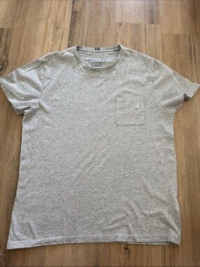 Joules Men's Heather Light Grey Pocket T‑Shirt